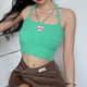 thumbnail image 1 of VISgogo - Camisola ajustada de punto con bordado de corazón sin mangas para mujer VISgogo  moda, 1 of 2