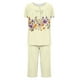 thumbnail image 5 of Sexy Pijama Conjunto para las Mujeres, Cuello Redondo Blusa de Manga Corta Y Pantalones, Traje de Moda Casual, 5 of 9