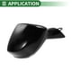 thumbnail image 3 of Reemplazo del espejo lateral derecho de Unique Bargains para Honda Civic 2012 2013 2014 2015, ajuste del espejo retrovisor manual en negro brillante, 3 of 7
