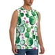 thumbnail image 2 of Balery Cactus Plants Camisetas sin mangas para hombre, absorbe la humedad y protege contra el mal olor.-3X-Large, 2 of 7