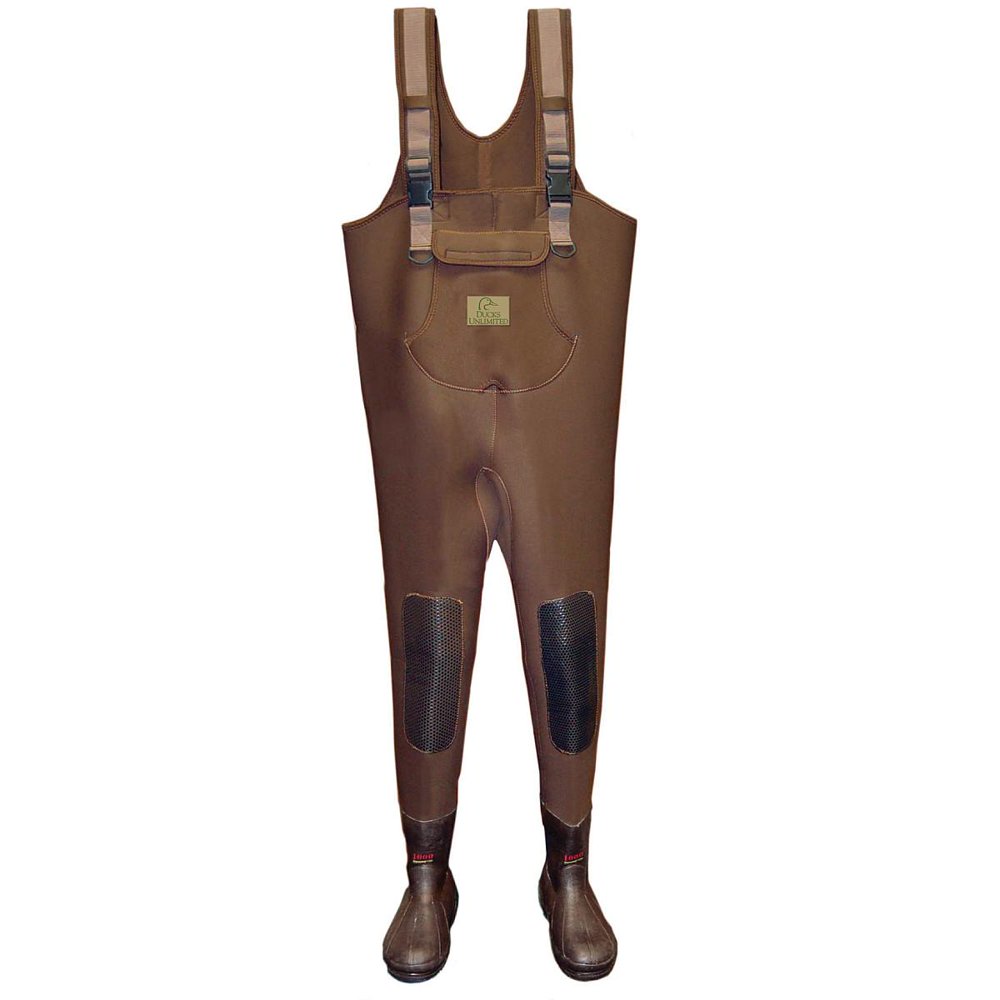 Ducks Unlimited Men's 5mm 1000 gram Brown Fishing Wader Size 13 Brown