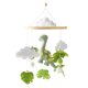 thumbnail image 2 of Fiudx Móvil de Cuna con Cuentas de Madera, Suave Juguete de Dinosaurio de Fieltro, Diseño de Hojas Verdes En Forma de Nube 3D, Decoración para Habitación Infantil, Regalo para Baby Shower, Tamaño 18, 2 of 7