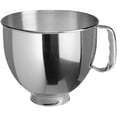 thumbnail image 1 of KitchenAid Bol en Acier Inoxydable Poli à Tête Inclinable de 5 Pintes avec Poignée Confortable, K5THSBP, 1 of 2