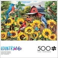 thumbnail image 4 of Buffalo Games 500-Piece Sunflower Friends Interlocking Jigsaw Puzzle for Adults Ages 14+, 4 of 5