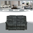 thumbnail image 2 of Bonzy Home Manual Reclining Chair Double Recliner Loveseat Sofa Set Adjustable Backrest Living Room Sets, 2 of 7