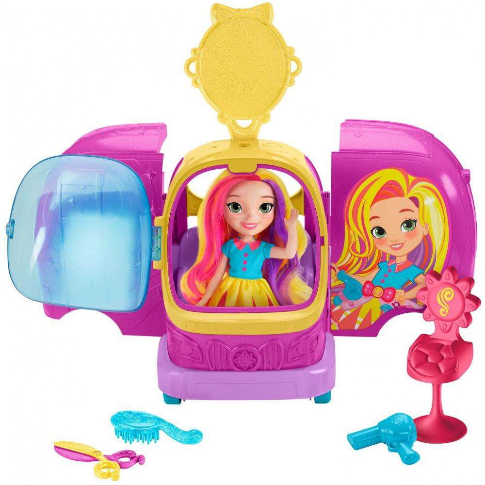 Sunny Day Glam Van Kids Pretend Toy Vehicle Girl Fun Game Vanity Doll ...