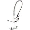Delta 55C1213 Double Handle Pre-Rinse Kitchen Faucet - Chrome