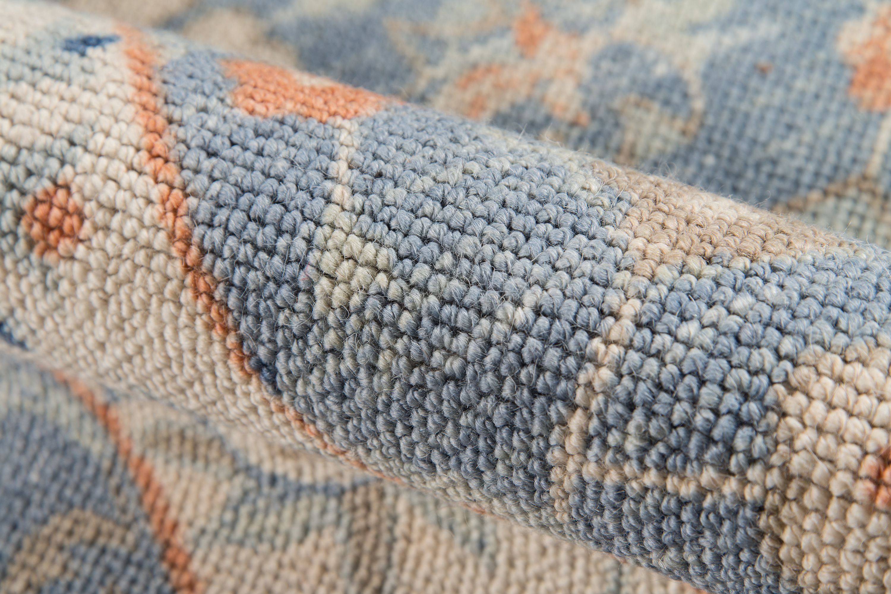 Momeni Anatolia Machine Made Wool and NylonBlue Runner 2'3" X 7'6"