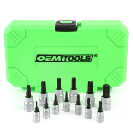 OEMTOOLS Magnetic Star Bit Socket Set, 13 Pieces