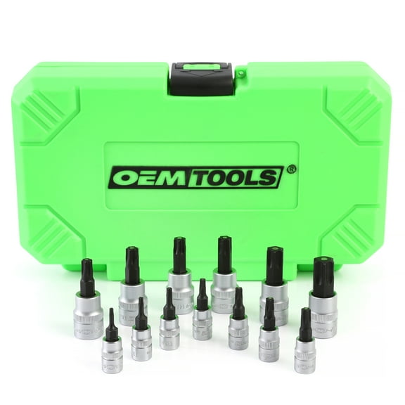 OEMTOOLS Magnetic Star Bit Socket Set, 13 Pieces