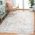thumbnail image 2 of SAFAVIEH Shivan Anthony Traditional Distressed Area Rug, Ivory/Rust, 6'7" x 8'7", 2 of 8