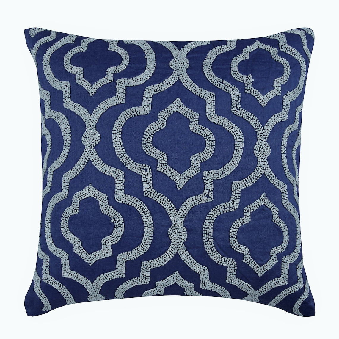 Throw Pillow Covers, Blue Throw Pillow Covers, Lattice Trellis Pillows