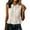 A1 Beige, variant on Cooling Tank Tops for Women Peter Pan Collar Ruffle Strap Peplum Top Button Front Flared Hem Vest V Neck Crop Loose Fit Cami Flowy Work Vests Tunic Top Y2K Cute Relaxed Fit Camisole Workout Tee