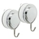 thumbnail image 1 of Gancho de SuccióN Paquete de 2  de Ventosa de Acero Inoxidable Al VacíO, Gancho para Toallas de BañO, Soportes Hasta 18 Lb  Pared con Ventosa, Perchas Cocina y BañO, 1 of 1