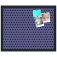thumbnail image 2 of PinPix 21x17 Custom Cork Bulletin Board Dark Purple Dots Poster Board Has a Fabric Style Canvas Finish, Framed in Dark Purple Dots, by ArtToFrames (PinPix-401), 2 of 6