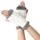 thumbnail image 5 of 1 par de guantes de invierno cálidos de punto sin dedos para mujer, calentadores de brazos con orificio para el pulgar y manoplas, 5 of 7
