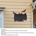 thumbnail image 3 of Bat Shelter, Handcrafted Pre Installed Bat Shaped Bat House  for Outdoor, 3 of 7