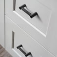 thumbnail image 6 of Goo-Ki 6 Pack 3''(76mm) Hole Center Matte Black Cabinet Pulls, Zinc Alloy Knurled Grip Cabinet Handles for Drawer,Dresser,Cupboard Wardrobe Cabinet, 6 of 7