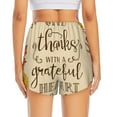 thumbnail image 4 of Fotbe Thanksgiving With A Grateful Heart Womens High Waist Running Shorts Athletic Workout Quick Dry Shorts for Women with Pockets Gym Yoga Summer Shorts-Large, 4 of 9