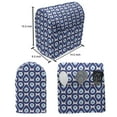 thumbnail image 5 of Evil Eye Lounger Chair Bag, Water Drops Inspired Shape up and down Luck Charm Vivid Tile Design, High Capacity Storage with Handle Container, Lounger Size, Blue Pale Blue White, by Ambesonne, 5 of 5