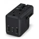 thumbnail image 1 of Adaptador De Viaje Enchufe Universal Clavija Usb Cargador Negro, 1 of 4