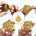thumbnail image 4 of Pet Hair Storage Keychain, Paw Shaped Pet Hair Storage Memorial Keepsake Keychain, Pet Fur Memory Charm, for Dog Cat (3PCS-A), 4 of 7