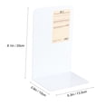 thumbnail image 2 of unbranded 1Par Cool Bookend Metálico Con Base Antideslizante Para Organizar Libros Y Documentos, 2 of 8