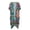 Tropical Flowers, variant on HELLHERO Rainbow Lines Beach Cover Up Polyester Sexy Free Size Long Kimono Swimsuit Cover Up for Women