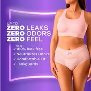 Always Discreet Adult Incontinence and Postpartum Underwear for Women, XXL, Up to 100%* Bladder Leak Protection, 52 Count