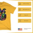 thumbnail image 4 of Tee Hunt My Schnauzer Colors My World T-Shirt Dean Russo Pet Dog Mom Men's Tee, Yellow, Large, 4 of 5