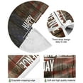 thumbnail image 2 of FMSHPON American Flag Tree Skirt Independence Day Xmas Christmas Tree Skirt Stand Mat for Holiday Party Decoration Indoor Outdoor 36 inches, 2 of 6
