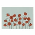 thumbnail image 1 of Flower Cutting Board, Poppy Flowers Blossom Art Deco Style Summertime Garden Modern Repetition, Decorative Tempered Glass Cutting and Serving Board, Small Size, Vermilion and Pearl, by Ambesonne, 1 of 1
