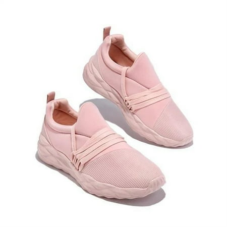 

Womens Walking Shoes PU Upper Non Slip Shoes Breathable Lightweight Platform Athletic Shoes