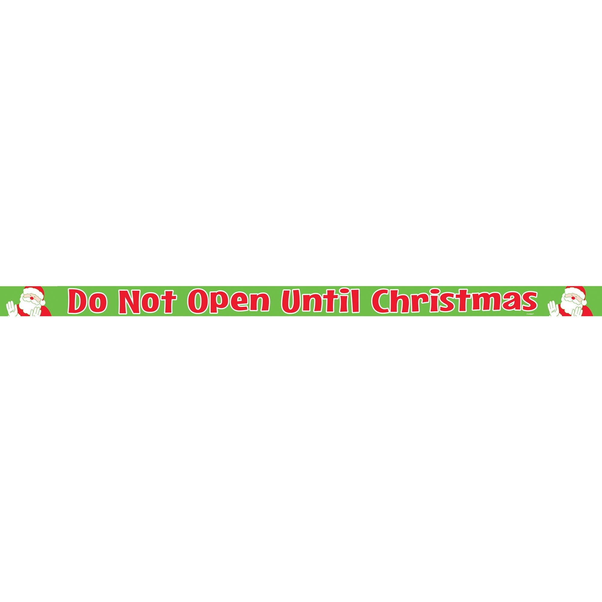50ft Do Not Open Until Christmas Caution Tape