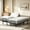 Adjustable Bed Frame+12" White Mattress, variant on Full Adjustable Bed Frame with Mattress, Electric Base with Head & Foot Lift, Pillow-Tilt, Under-Bed LED, USB Ports, Zero Gravity, One-Touch Flat, TV Mode, Memory Function, 4"+8" Adjustable Legs
