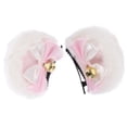 thumbnail image 5 of 1 par de peluche doble bowknot oso oreja horquilla cosplay howemaid accesorios para el cabello, 5 of 5