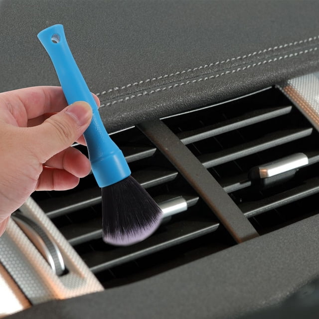 UPOUART 2Ud Cepillos Detalladores Para Auto Para Ventilación Y Tapicería Sin Metal