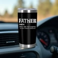 thumbnail image 4 of Father's Day Gifts for Dad from Daughter Son - Stainless Steel Insulated Coffee Tumbler with Lid 20 oz - Funny Fathers Day Birthday Gifts for Dad, Husband Birthday Gift Ideas, 4 of 5