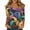 Purple #11, variant on Dresfit Mardi Gras Shirts for Woman Graphic 3/4 Sleeve Parade T-Shirt 2026 Funny V Neck Holiday Tunic Top Plus Size Party Blouse Dark Blue 2XL