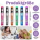 thumbnail image 1 of Bolígrafos de gel para tatuajes para niños, 6 colores, juego de bolígrafos de gel para tatuajes, con 4 pegatinas de tatuajes ligeros para niños y 5 plantillas, bolígrafos de gel para, 1 of 6