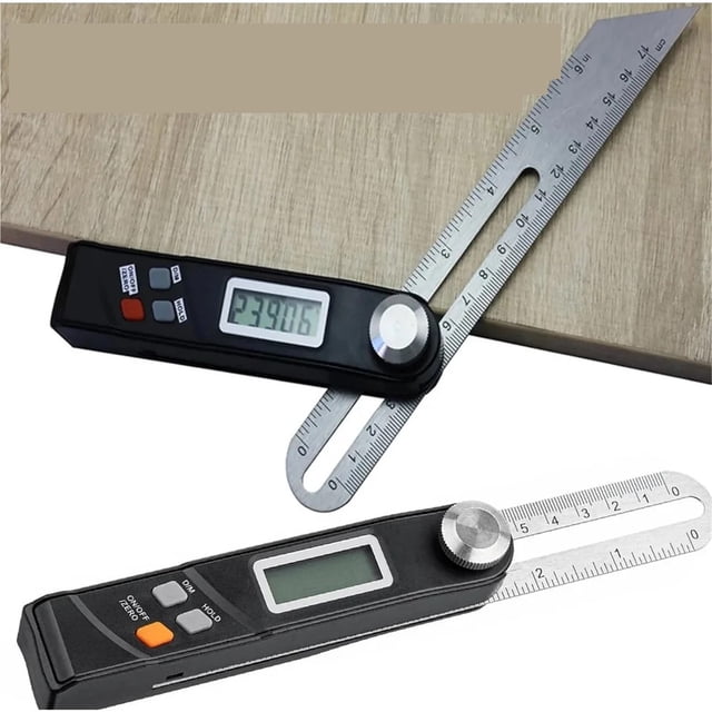 Electronic Protractor Digital Goniometer Stainless Steel Multi Angle Ruler 360 Degree Angle Finder Woodworking Measuring Tool ,Woodworking Protractor