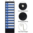 thumbnail image 6 of CoreLiving Hanging File Organizer Wall Mounted Pocket Chart, 10 Pocket Storage with 3 Over Door Hangers, Vertical Folder Organizer for Home Office File Folders and Mail Papers, 6 of 10