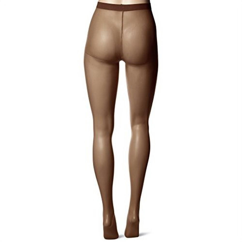 No Nonsense Women's Ultra Sheer Hosiery 1 Pair Pack Jet Brown D
