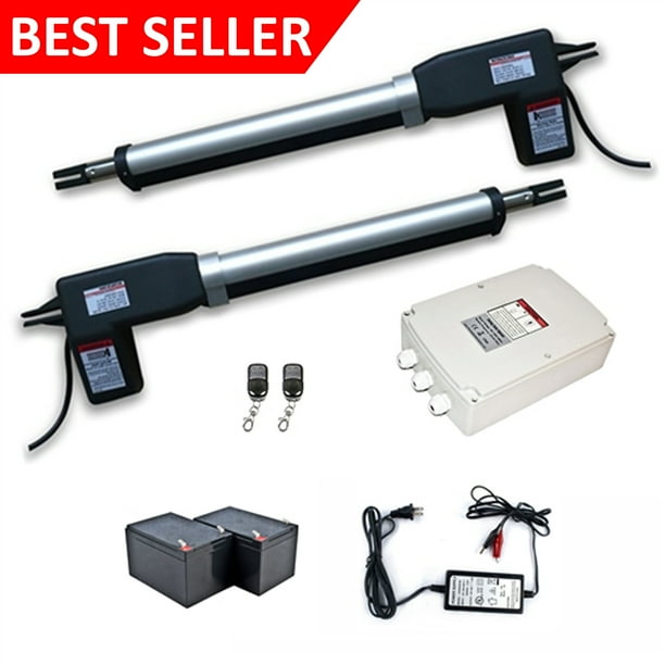 ALEKO AS1200BACK Swing Gate Operator Solar Compatible Gate Opener and