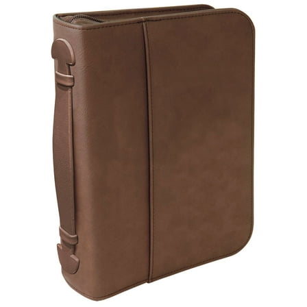 Bible Case Classic Faux Leather Brown XL