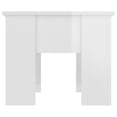 thumbnail image 2 of vidaXL Coffee Table High Gloss White 79x49x41 cm Engineered Wood, 2 of 5
