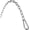 Silver-1pc (Dia-4mm), variant on 23.6" Gym Fitness Cable Extension Chain, 304 Stainless Steel Cable Machine Extension Accessory, Workout Chain for Home Gym Replacement, Weight Lifting, Triceps Exercise