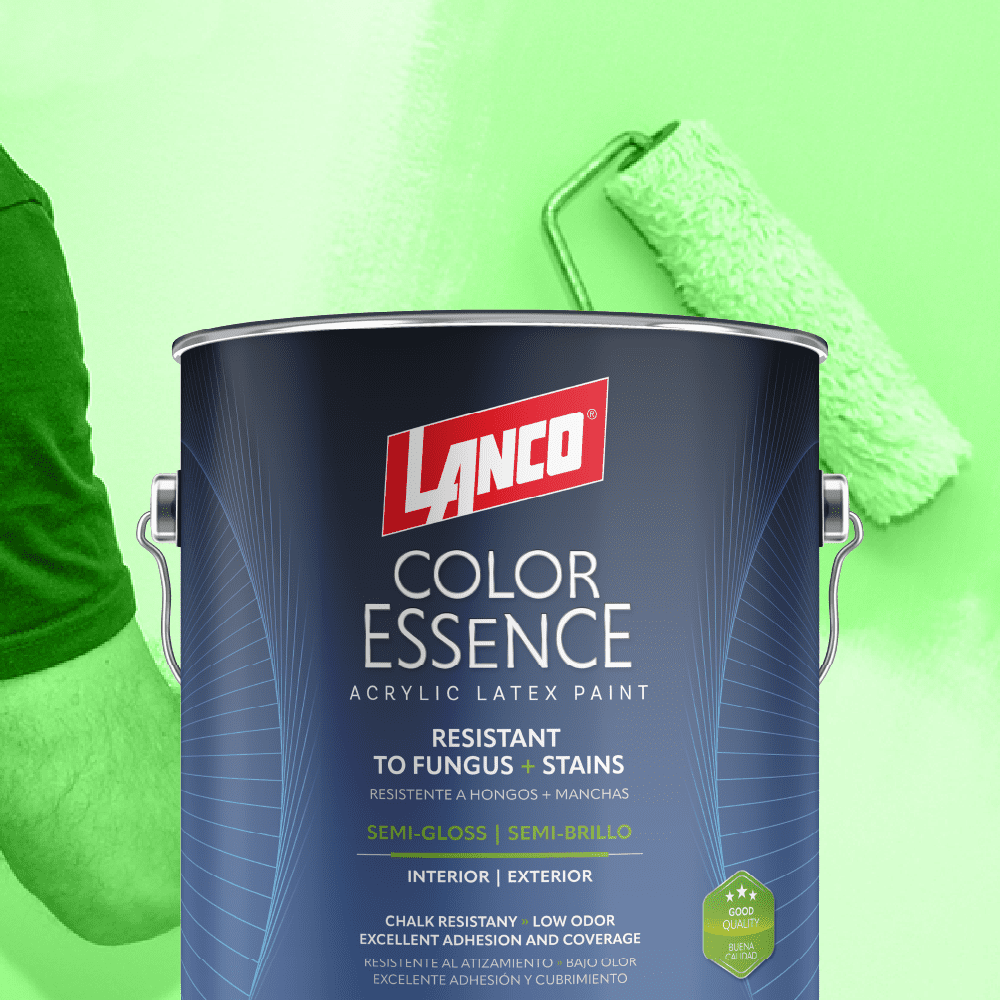 Lanco Color Essence Semi Gloss White & Pastel Base, 1 Gallon