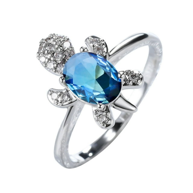 Anillo de Tortuga para Hombre Niño Animales Anillo de Tortuga Joyería Regalos