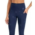 thumbnail image 2 of Id Ideology Womens Plus Size Embossed Star 7/8 Leggings, Navy Stars, 2X, 2 of 5